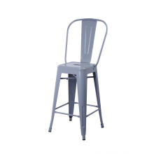 bistro Bar stool tolix chair high backrest replica